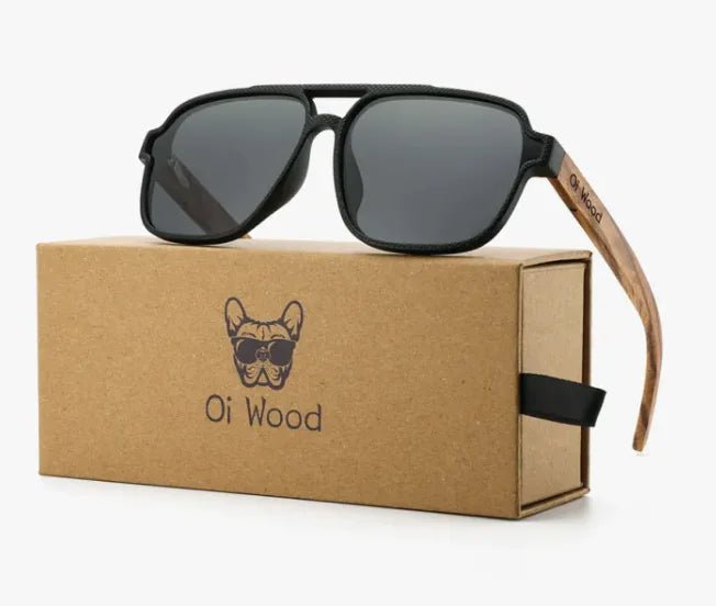 Eco - Friendly Polarized Wooden Sunglasses – UV400 Protection - GNS Beauty & Personal Care