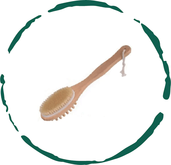 Eco - Friendly Wooden Bath & Body Massage Brush - GNS Beauty & Personal Care