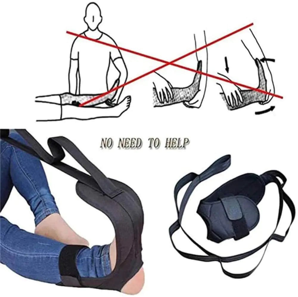 Eco - Friendly Yoga Stretch Strap for Enhanced Flexibility - GNS Beauty & Personal Care