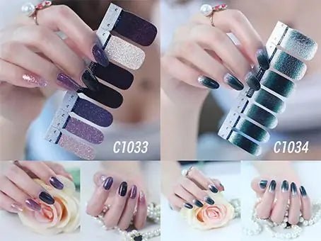 Effortless Nail Art Stickers - Trendy Designs - GNS Beauty & Personal Care