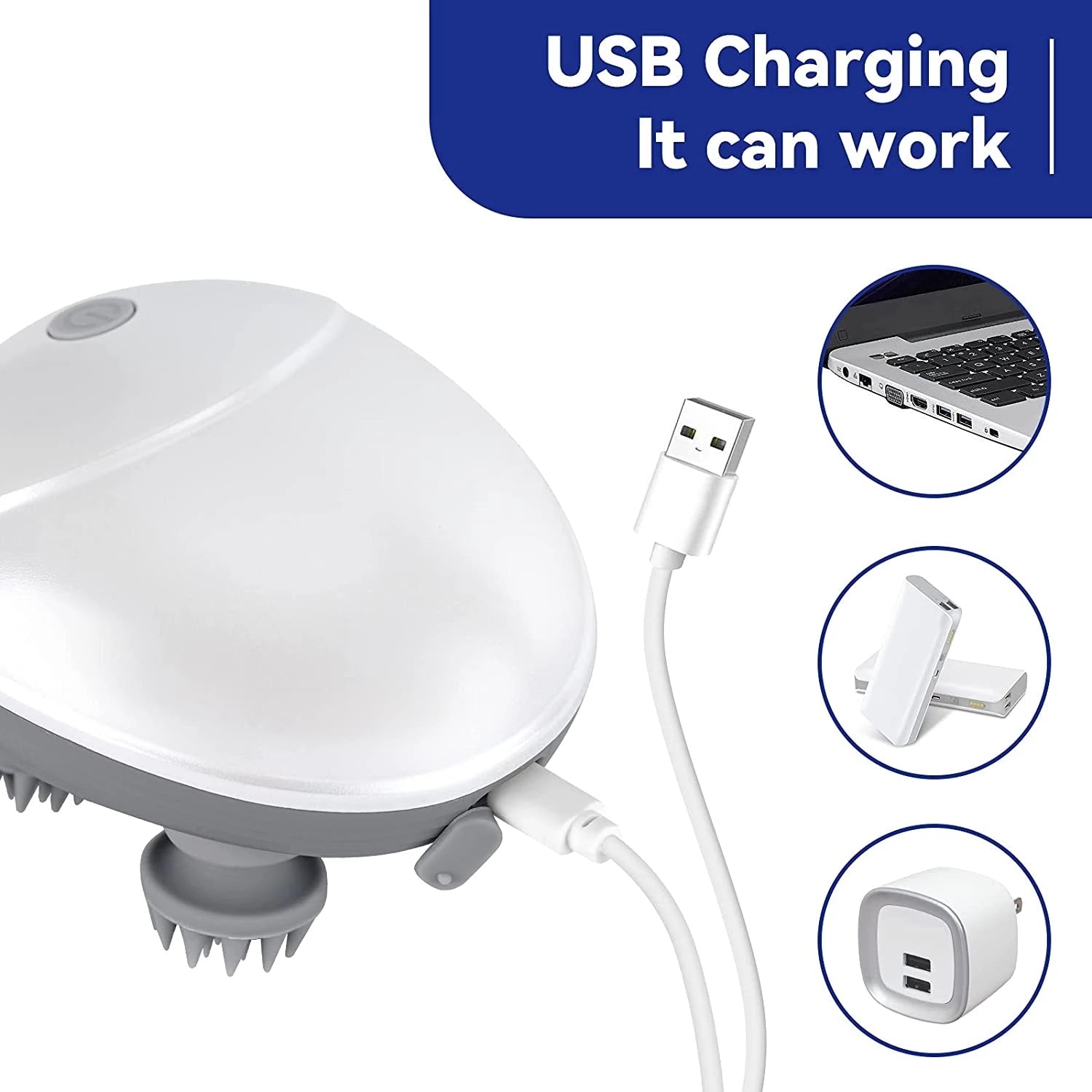 Electric Head and Scalp Massage Device with Heat Function - GNS Beauty & Personal Care