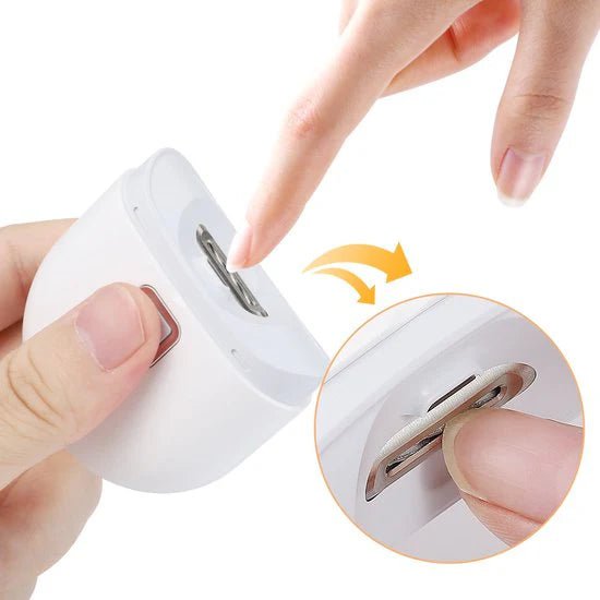 Electric Nail Clipper with LED Light & Polisher - GNS Beauty & Personal Care