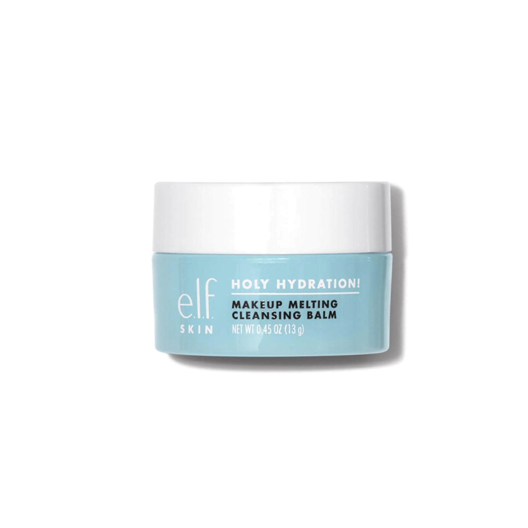 e.l.f. SKIN Mini Holy Hydration Cleansing Balm | Cruelty - Free Makeup Remover | Hydrating Ingredients, 0.45 Oz Unscented - GNS Beauty & Personal Care