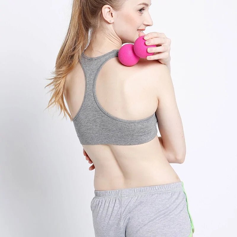 Ethically Made Peanut Massage Ball for Back Pain Relief - GNS Beauty & Personal Care