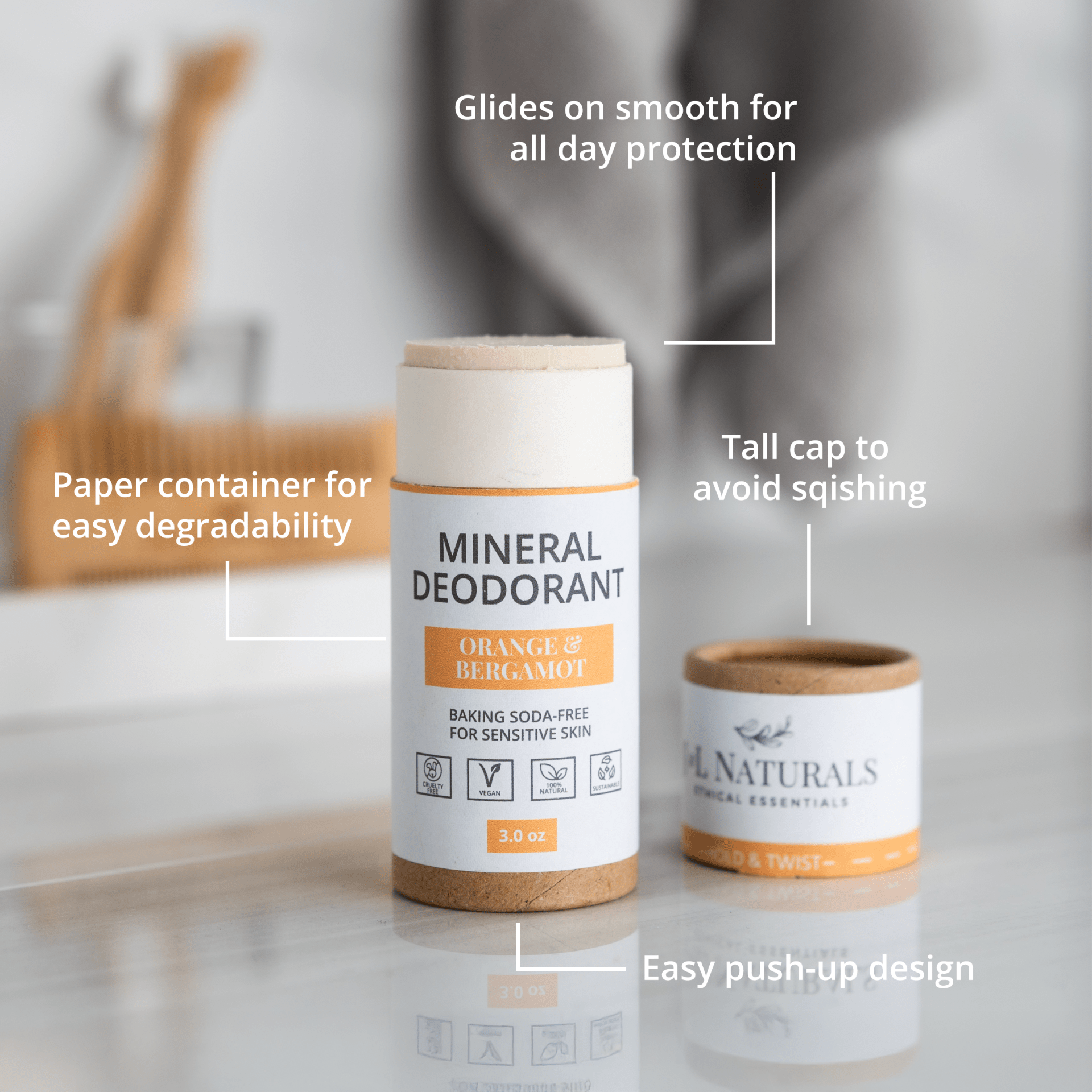 Extra - Strength Deodorant (2 - Pack) – Aluminum - Free, Full Size - GNS Beauty & Personal Care
