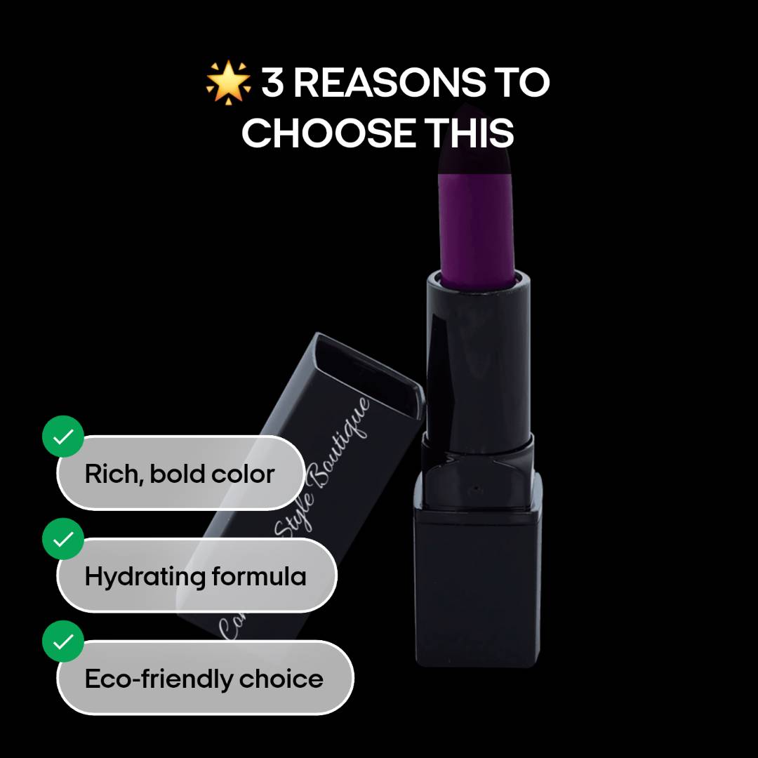 Sugar Plum Matte Lipstick – Rich Color with Clean Comfort