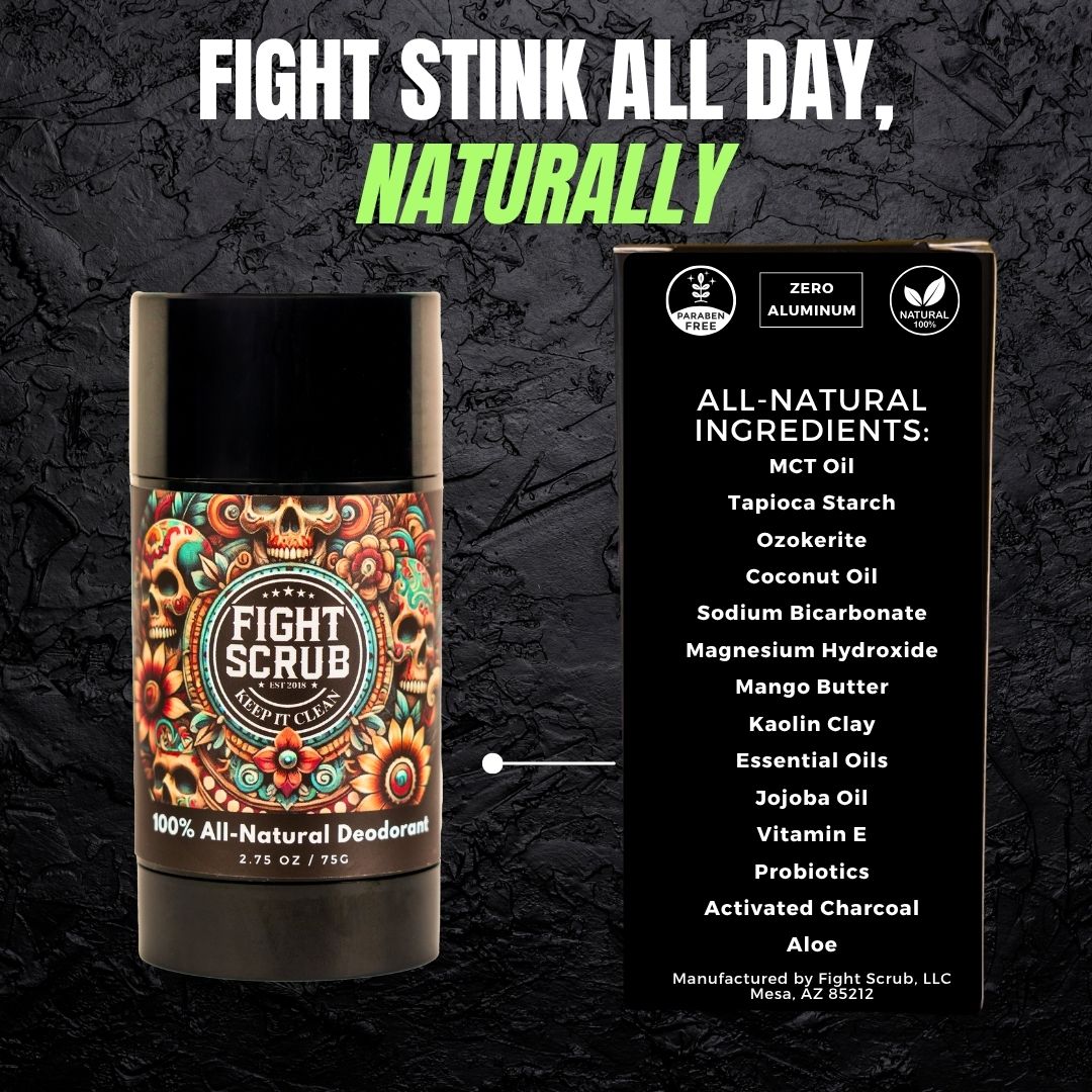 Fight Scrub 100% All - Natural Deodorant - GNS Beauty & Personal Care