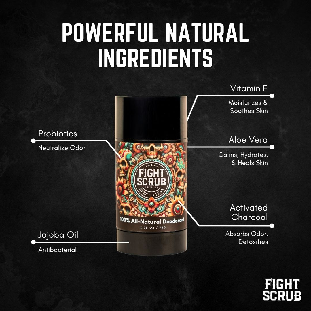 Fight Scrub 100% All - Natural Deodorant - GNS Beauty & Personal Care
