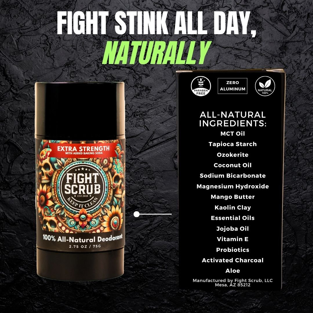 Fight Scrub Extra Strength All - Natural Deodorant - GNS Beauty & Personal Care
