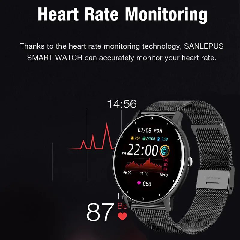 Fitness Waterproof Smartwatch with IP67 Rating and Full Touch Screen - GNS Beauty & Personal Care