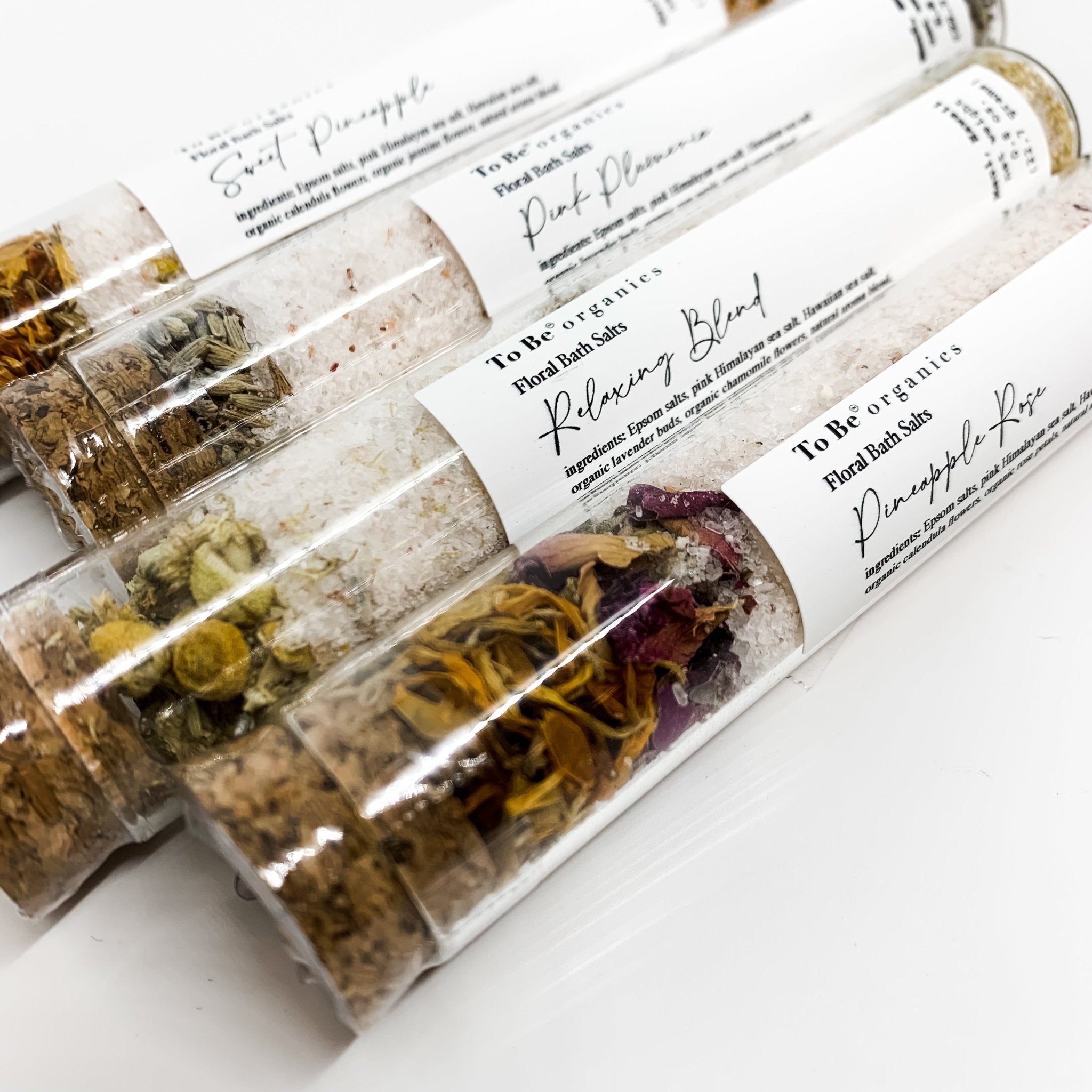 🌸 Floral Bath Salts Mini Test Tubes - GNS Beauty & Personal Care