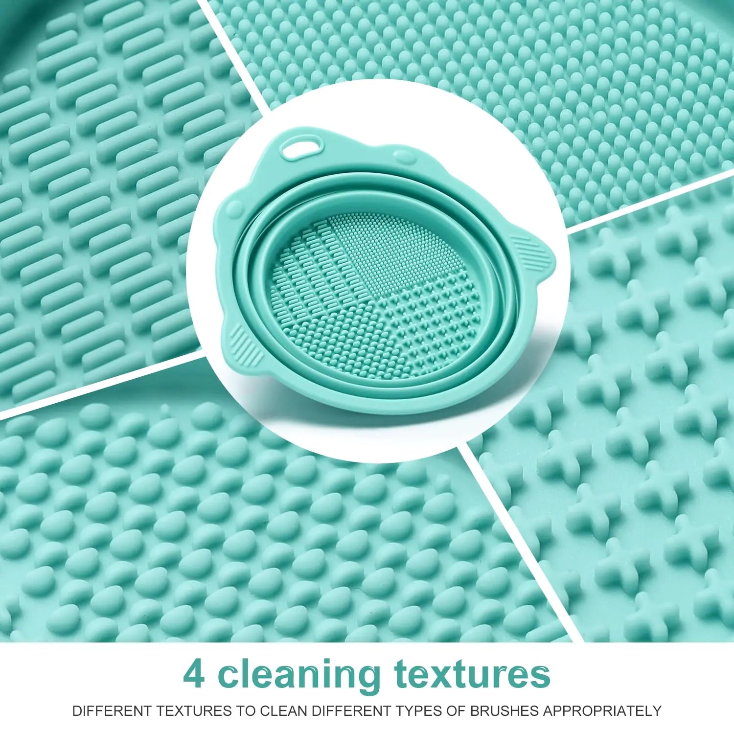 Foldable Silicone Makeup Brush Cleaner Bowl | Portable & Eco - Friendly - GNS Beauty & Personal Care