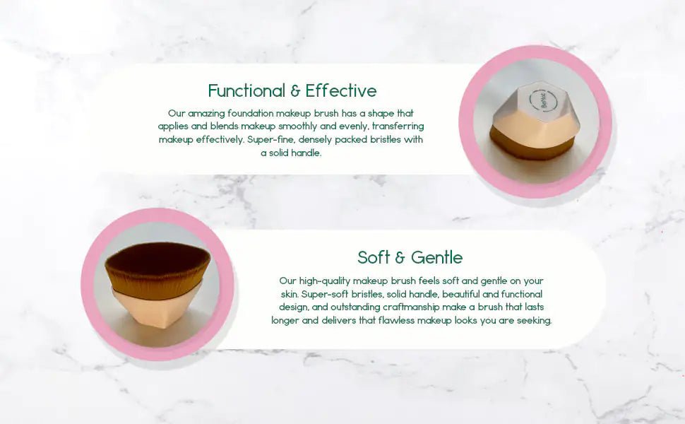 Foundation Makeup Brush – Smooth Coverage with Easy Care - GNS Beauty & Personal Care