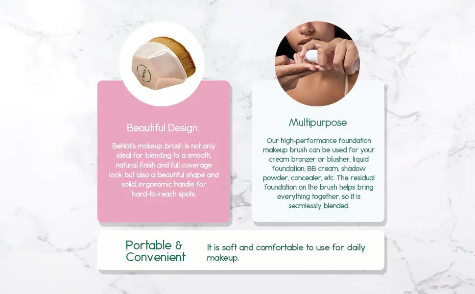 Foundation Makeup Brush – Smooth Coverage with Easy Care - GNS Beauty & Personal Care