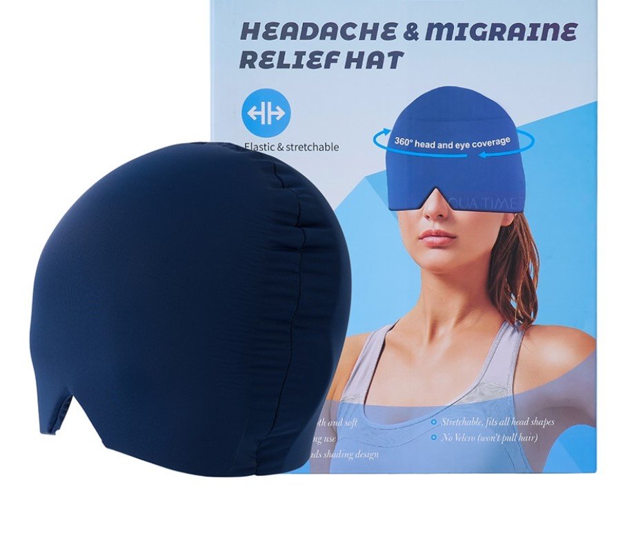 Gel Migraine Relief Hat | Hot & Cold Therapy for Headache Relief - GNS Beauty & Personal Care