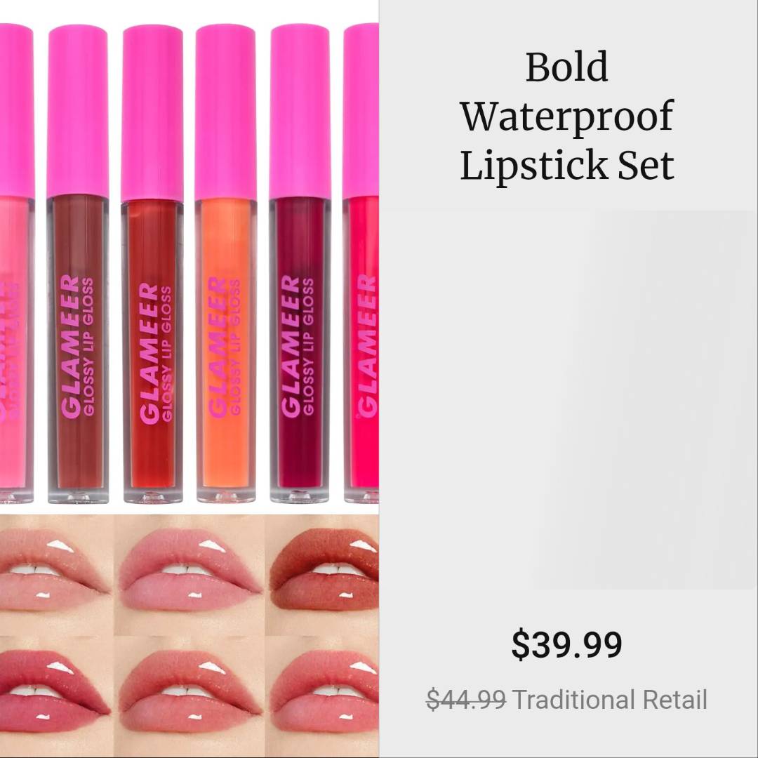 GLAMEER 10 - Color Liquid Matte Lipstick Set – Bold, Waterproof, and Beautifully Moisturizing - GNS Beauty & Personal Care