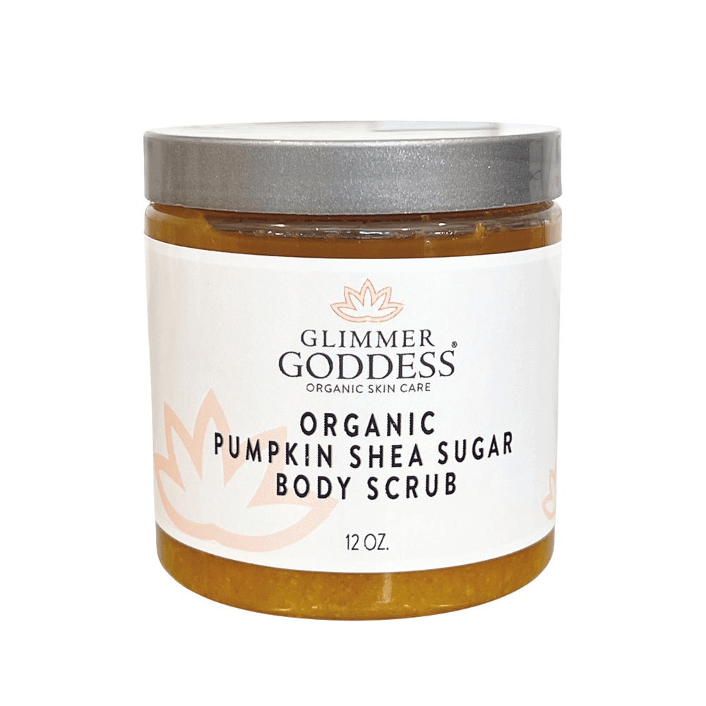 Glimmer Goddess Organic Pumpkin Shea Sugar Body Scrub - Fall Scents - GNS Beauty & Personal Care