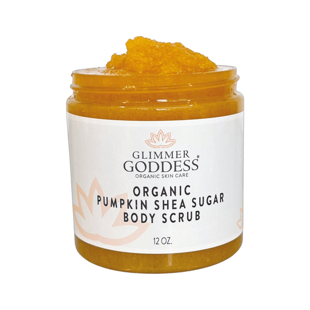 Glimmer Goddess Organic Pumpkin Shea Sugar Body Scrub - Fall Scents - GNS Beauty & Personal Care