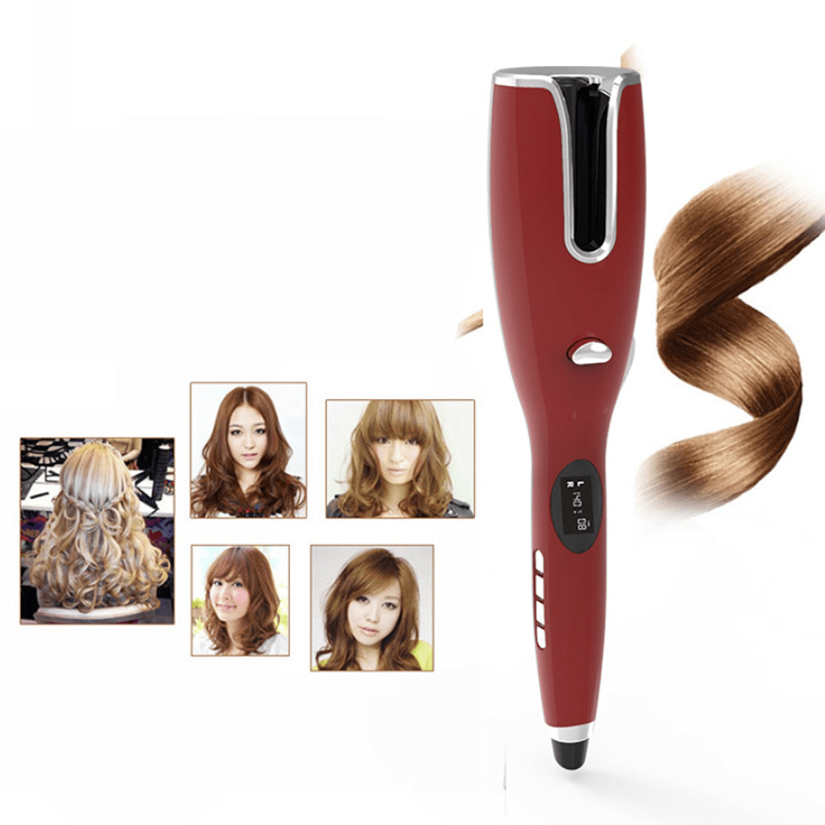 Go Curly USB - Charged Automatic Hair Curler - Effortless Beachy Waves - GNS Beauty & Personal Care
