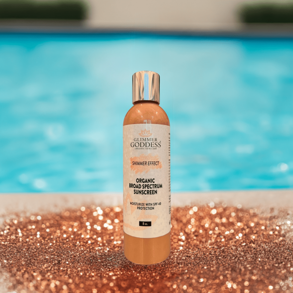 Goddess Glow Shimmer Suntan Lotion SPF 40 – Reef - Safe Radiance - GNS Beauty & Personal Care