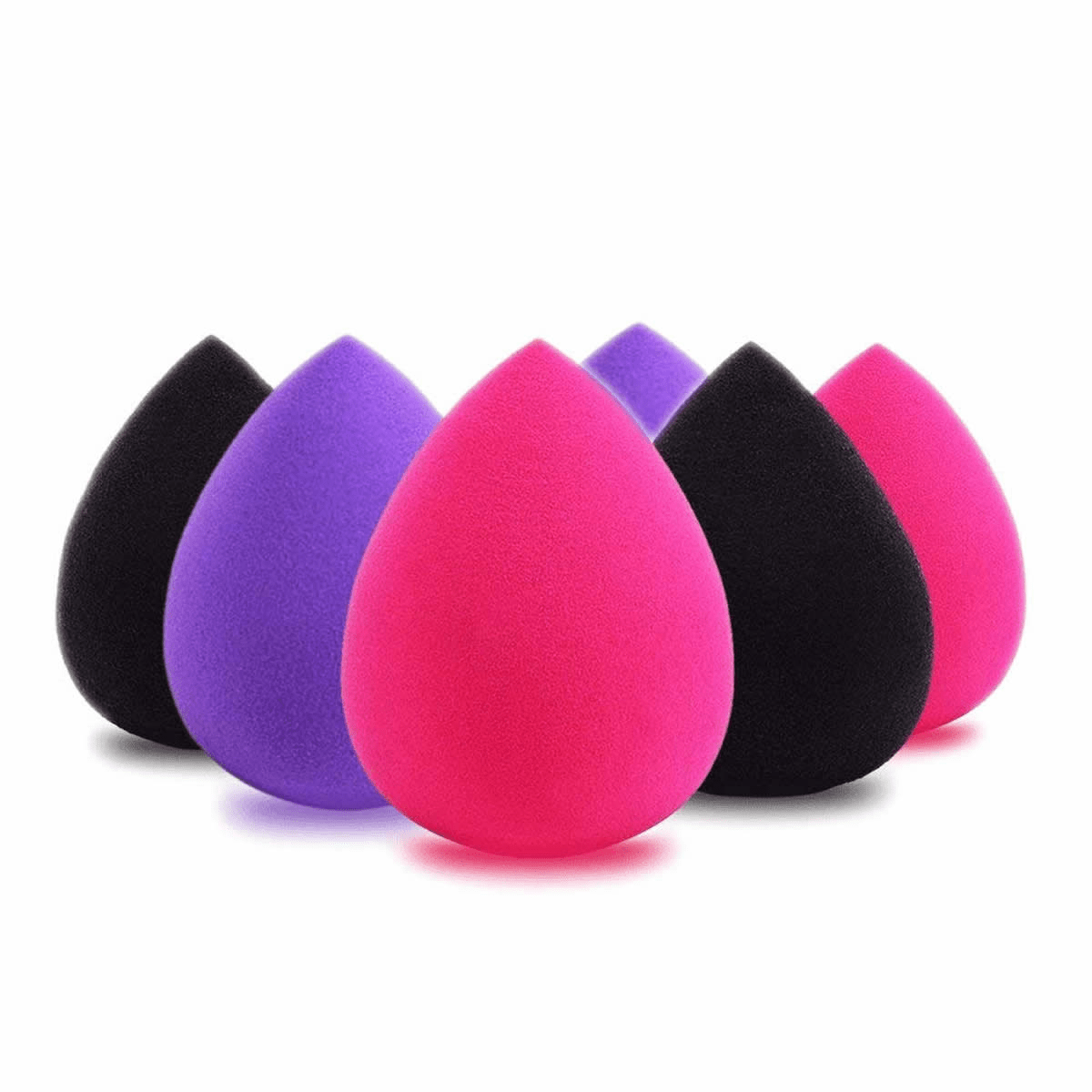Good Living In Style 6 - Piece Makeup Sponge Set - Flawless & Streak - Free - GNS Beauty & Personal Care