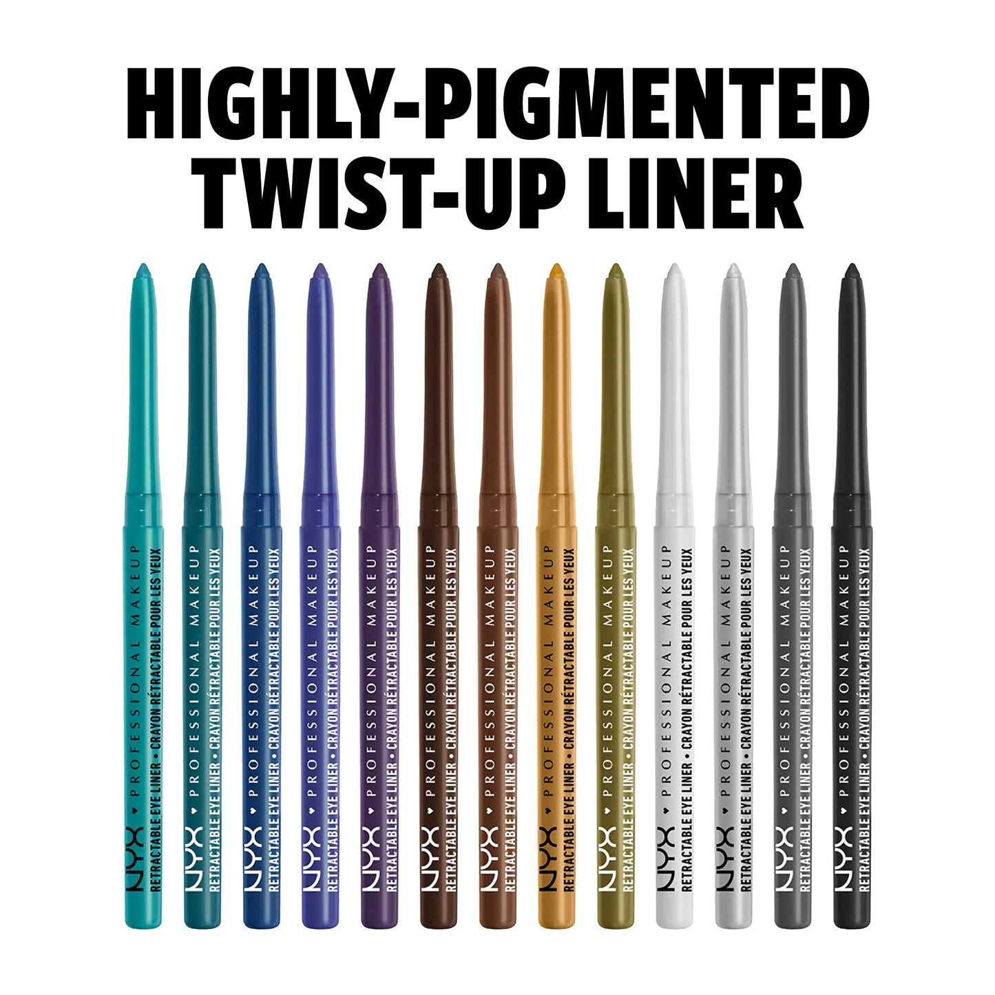 NYX Professional Makeup Mechanical Eyeliner Pencil, Gypsy Blue - Long-Lasting & Creamy Precision