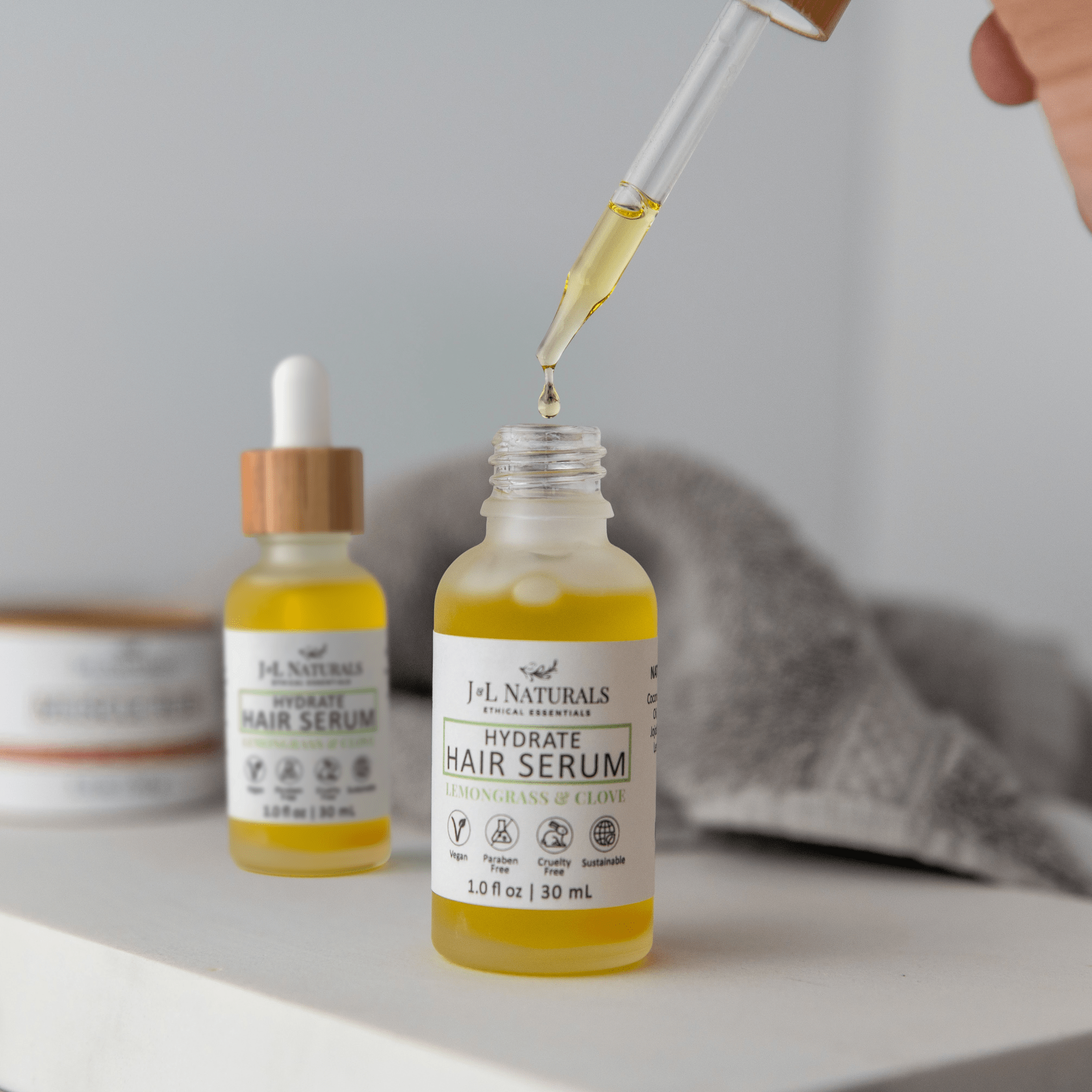 Hair Serum Duo – Plant - Powered Oils for Growth, Hydration & Strength - GNS Beauty & Personal Care