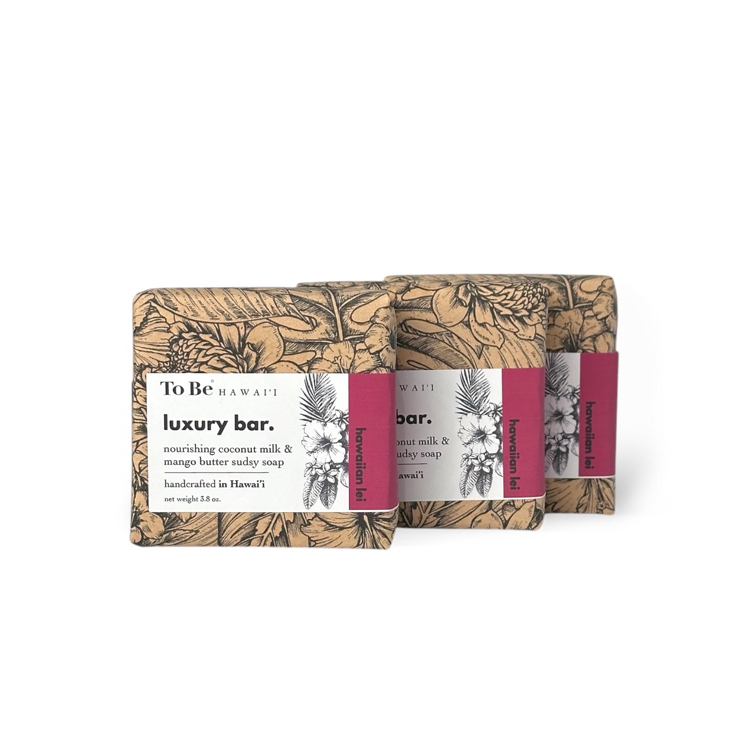 Hawaiian Lei Luxury Bar Soap - Handcrafted with Coconut Milk & Mango Butter - GNS Beauty & Personal Care