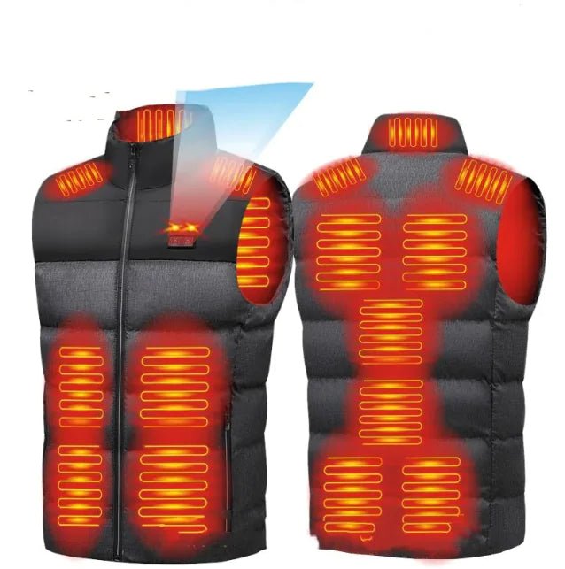Heated Vest for Men and Women, 15 - Zone USB Warmth - GNS Beauty & Personal Care