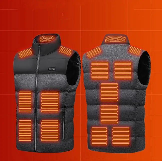 Heated Vest for Men and Women, 15 - Zone USB Warmth - GNS Beauty & Personal Care