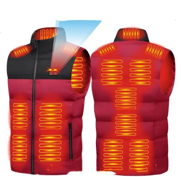 Heated Vest for Men and Women, 15 - Zone USB Warmth - GNS Beauty & Personal Care