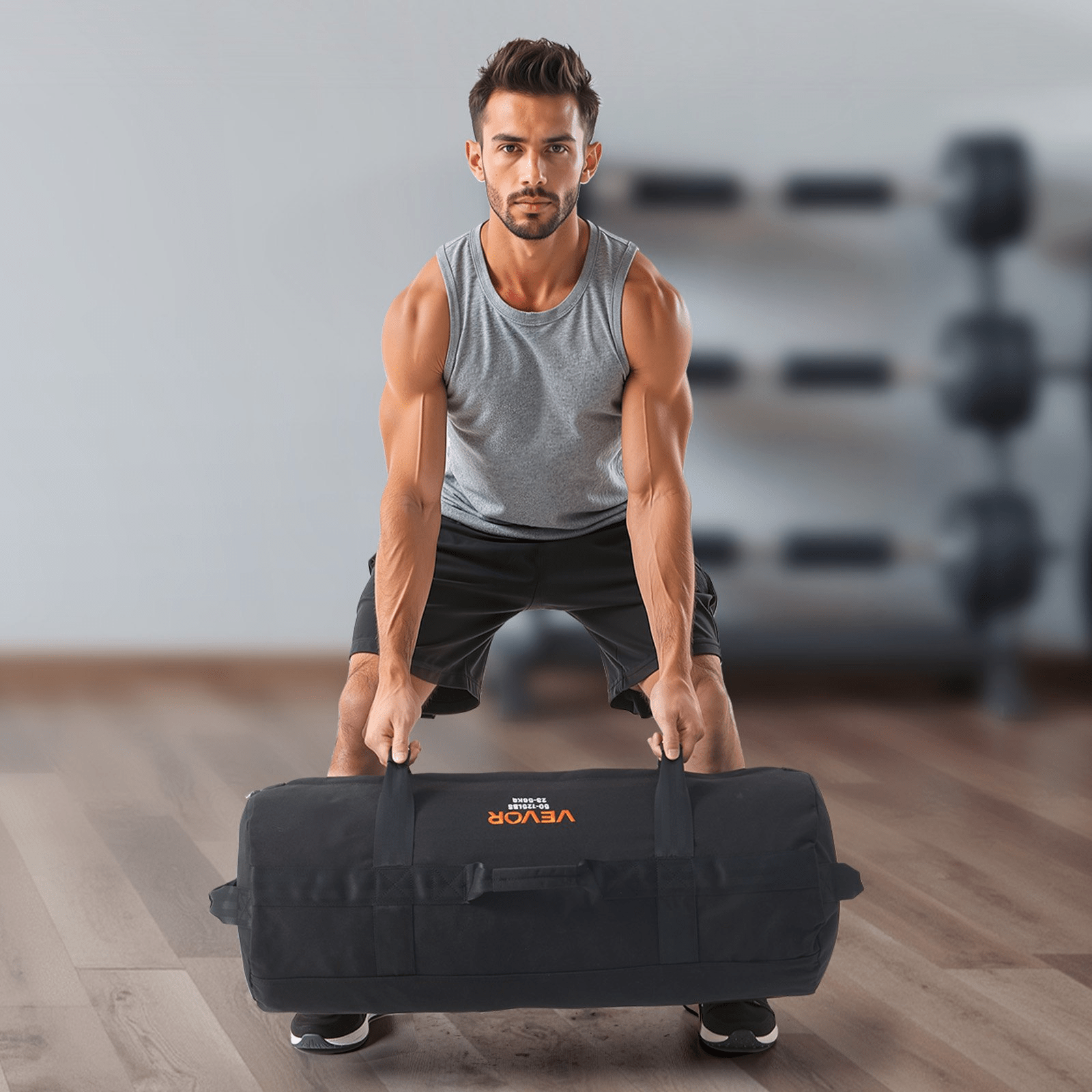 Heavy - Duty Fitness Sandbag for Weight Training (50–125 lb) - GNS Beauty & Personal Care