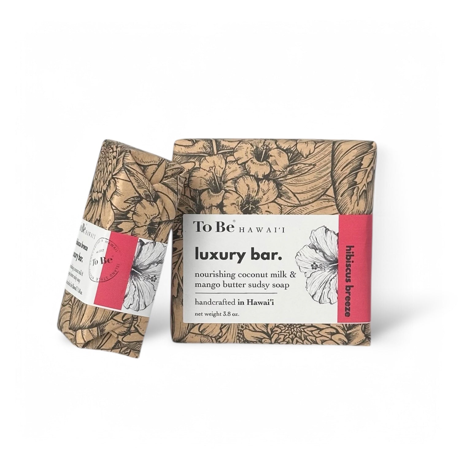 Hibiscus Breeze Luxury Bar Soap - Handcrafted with Coconut Milk & Mango Butter - GNS Beauty & Personal Care