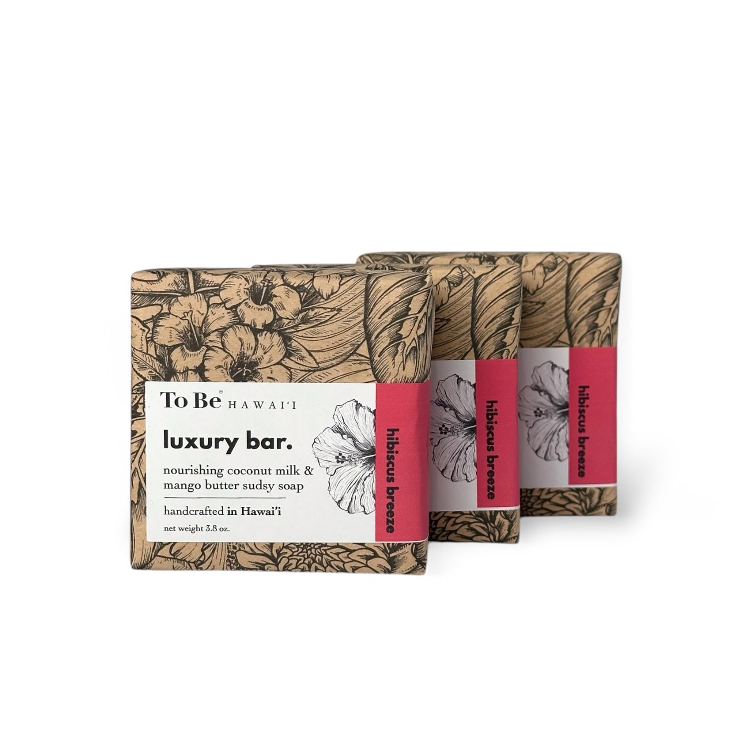 Hibiscus Breeze Luxury Bar Soap - Handcrafted with Coconut Milk & Mango Butter - GNS Beauty & Personal Care