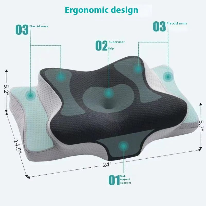 High - Density Memory Foam Neck Pillow - GNS Beauty & Personal Care