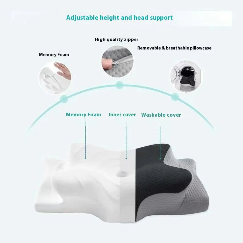 High - Density Memory Foam Neck Pillow - GNS Beauty & Personal Care