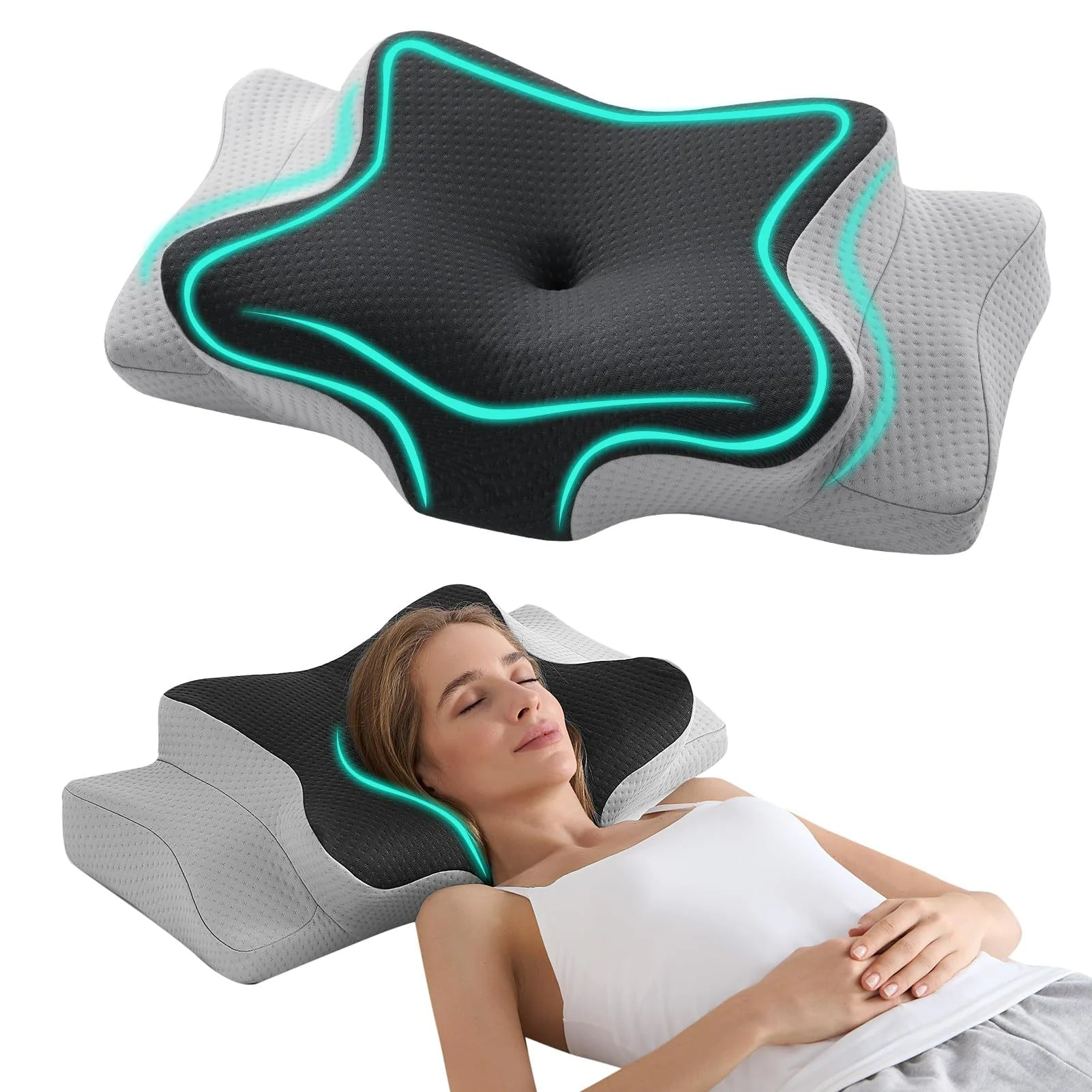 High - Density Memory Foam Neck Pillow - GNS Beauty & Personal Care