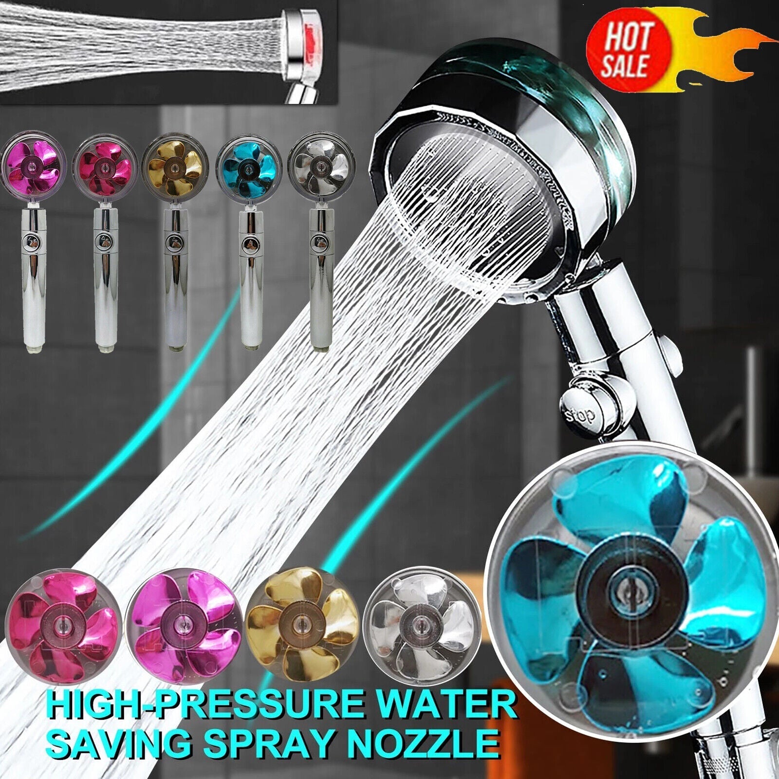 High - Pressure Spa - Like Shower Head – Transform Your Daily Shower into a Luxurious Retreat - GNS Beauty & Personal Care