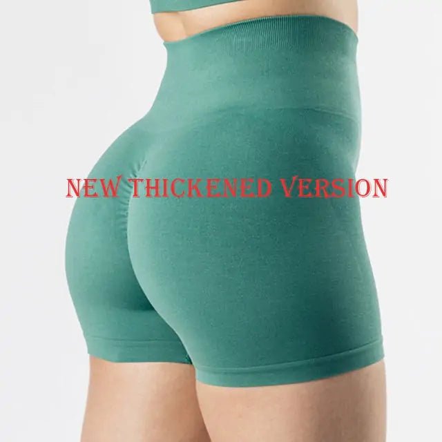 High - Waisted Scrunch Butt Workout Shorts - Sculpt & Comfort - GNS Beauty & Personal Care