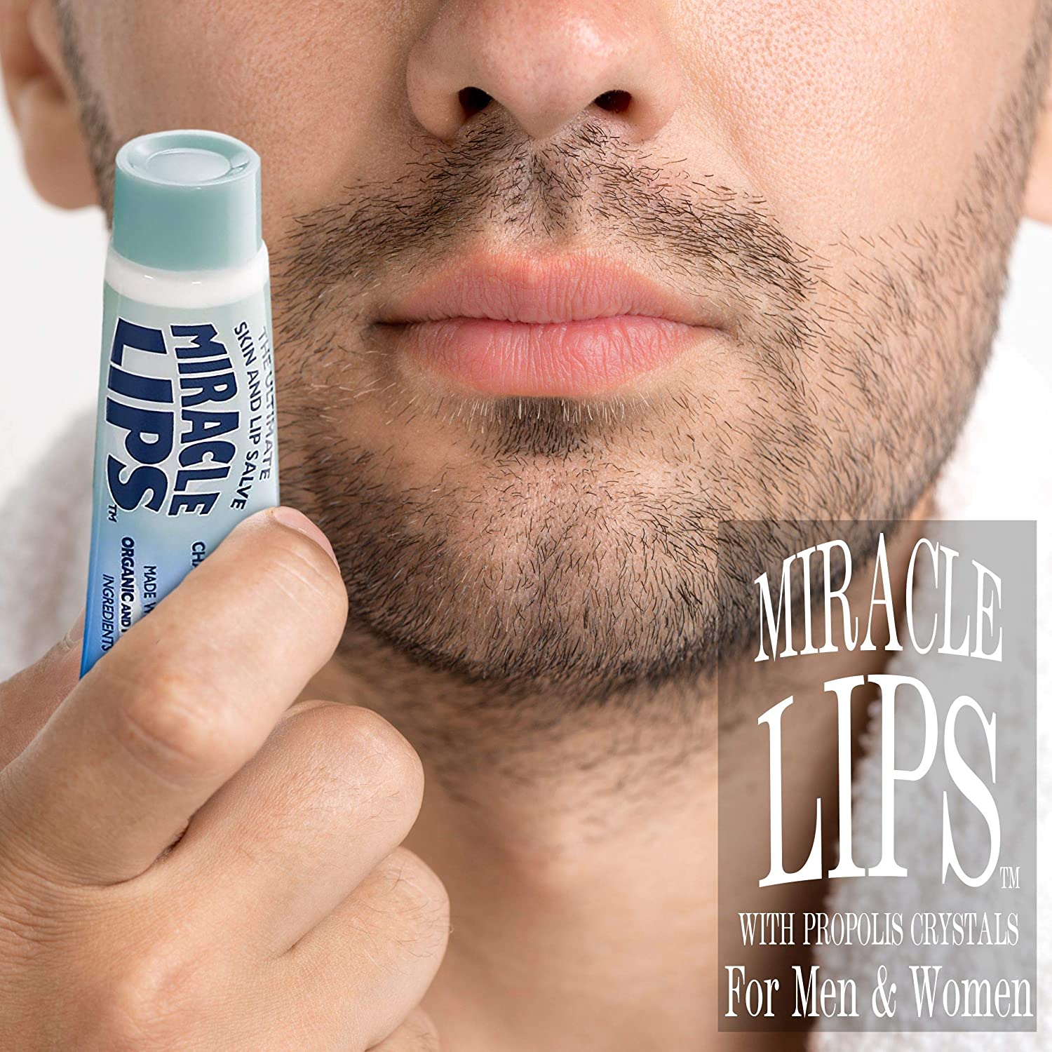 HOLOCUREN Miracle Lips Salve – Corrective Therapy for Dry, Cracked & Sunburned Lips - GNS Beauty & Personal Care