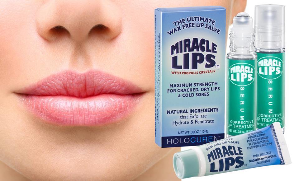 HOLOCUREN Miracle Lips: Salve, Serum & SPF 15 Trio - GNS Beauty & Personal Care
