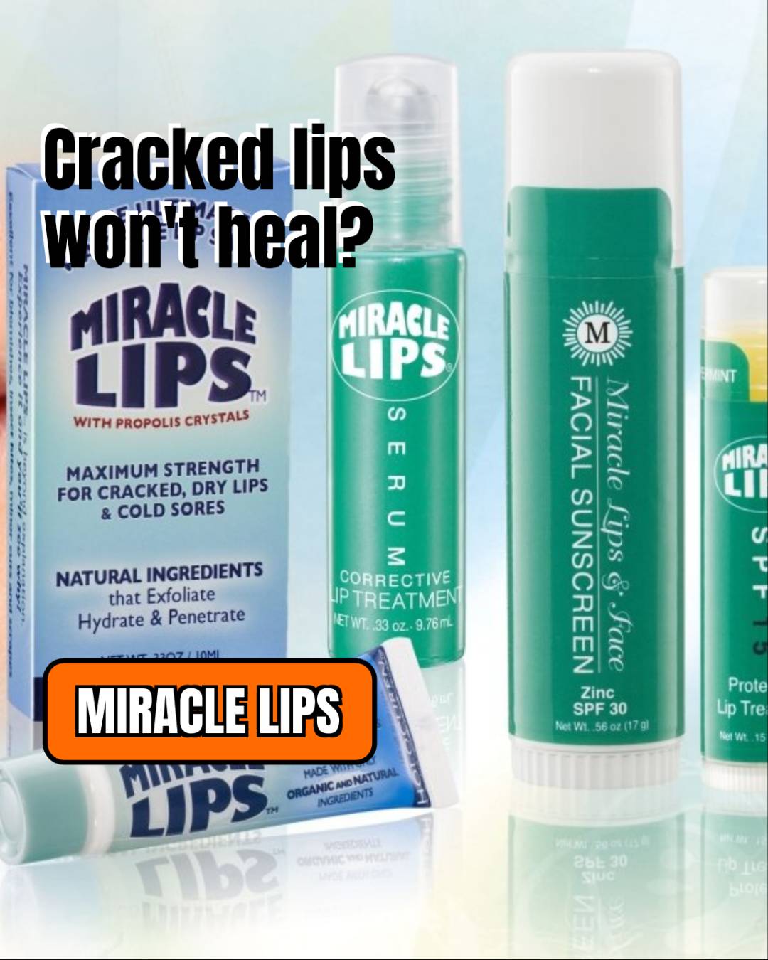 HOLOCUREN Miracle Lips: Salve, Serum & SPF 15 Trio - GNS Beauty & Personal Care