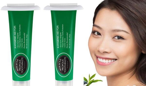 HOLOCUREN Natural Toothpaste – Propolis & Tea Tree Oil (Two Pack) - GNS Beauty & Personal Care