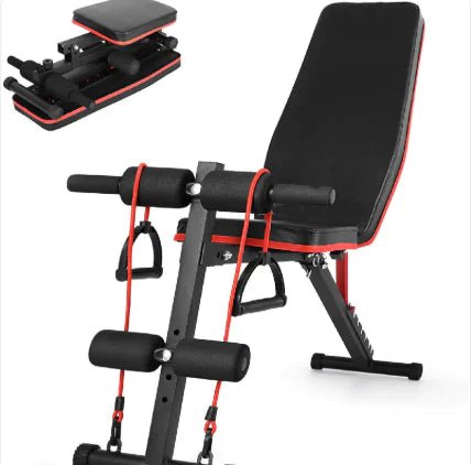 Home Fitness Foldable Dumbbell Bench – Durable, Versatile & Space - Saving Design - GNS Beauty & Personal Care