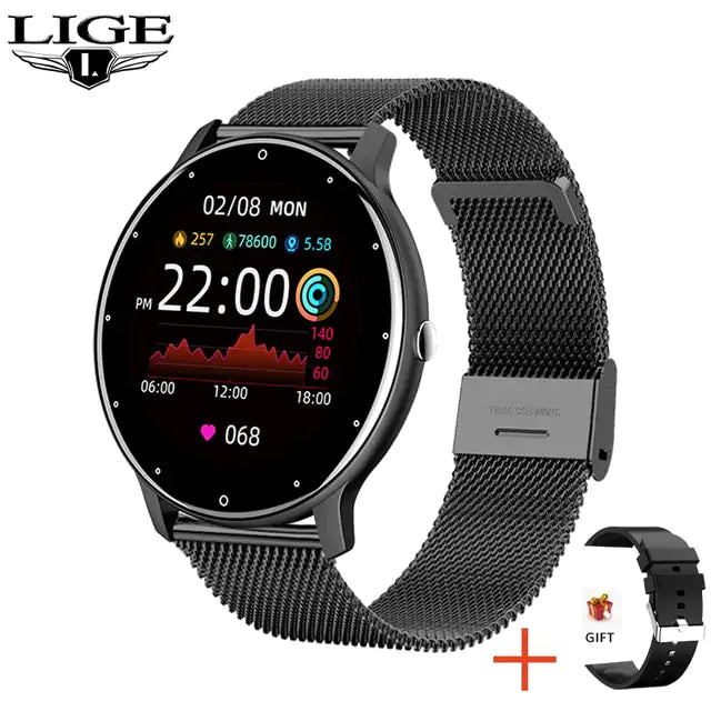 Fitness Waterproof Smartwatch with IP67 Rating and Full Touch Screen