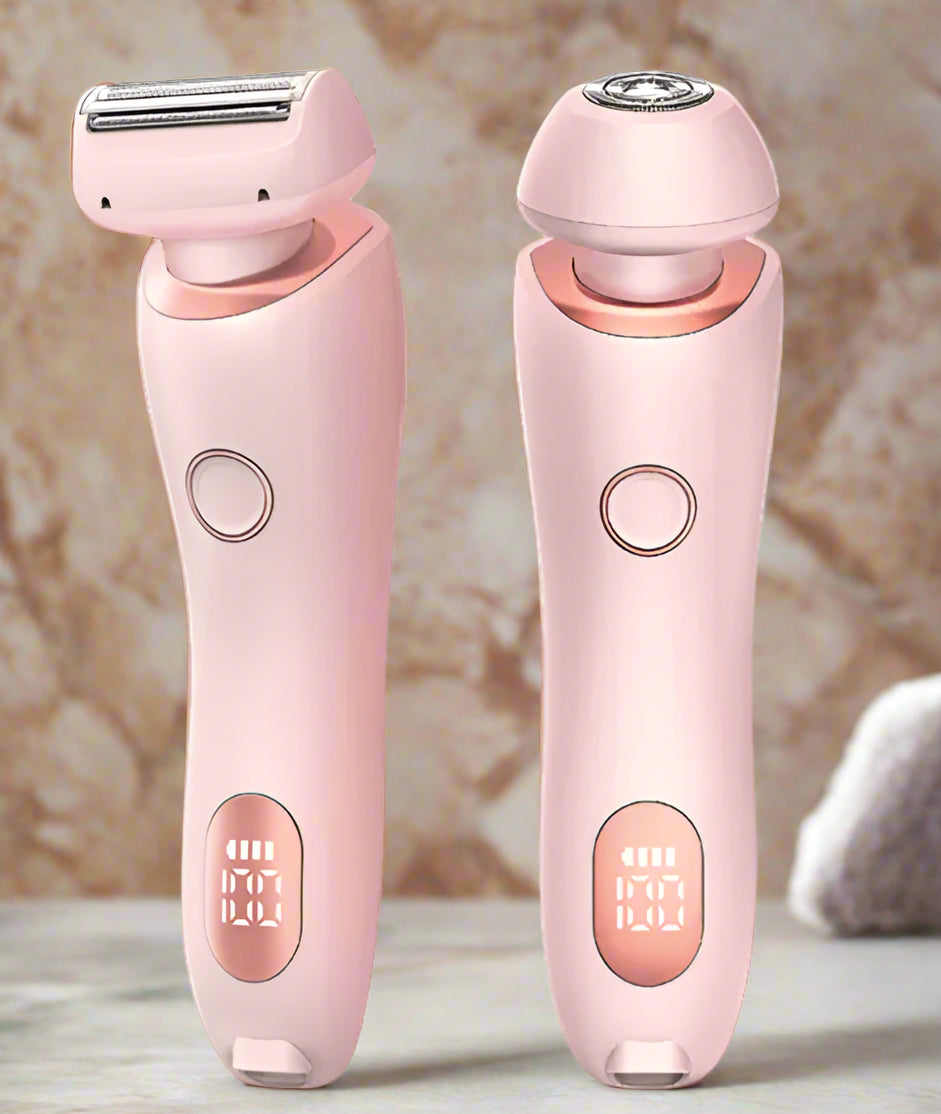 2-in-1 Women's Electric Shaver – Smooth, Gentle & Efficient Grooming