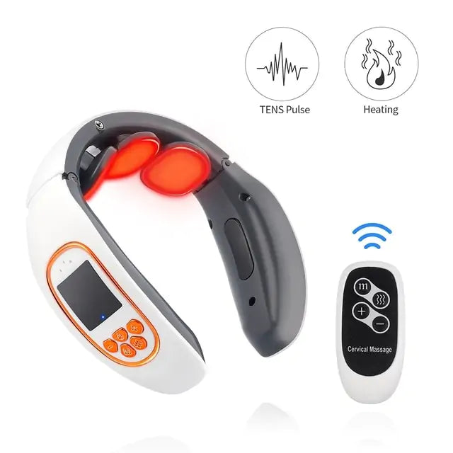 Smart Neck Massager with TENS & Voice Guidance