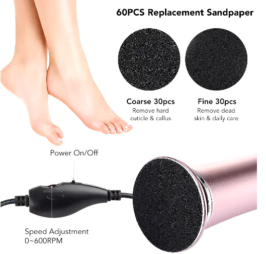 Salon Quality Rechargeable Callus Remover