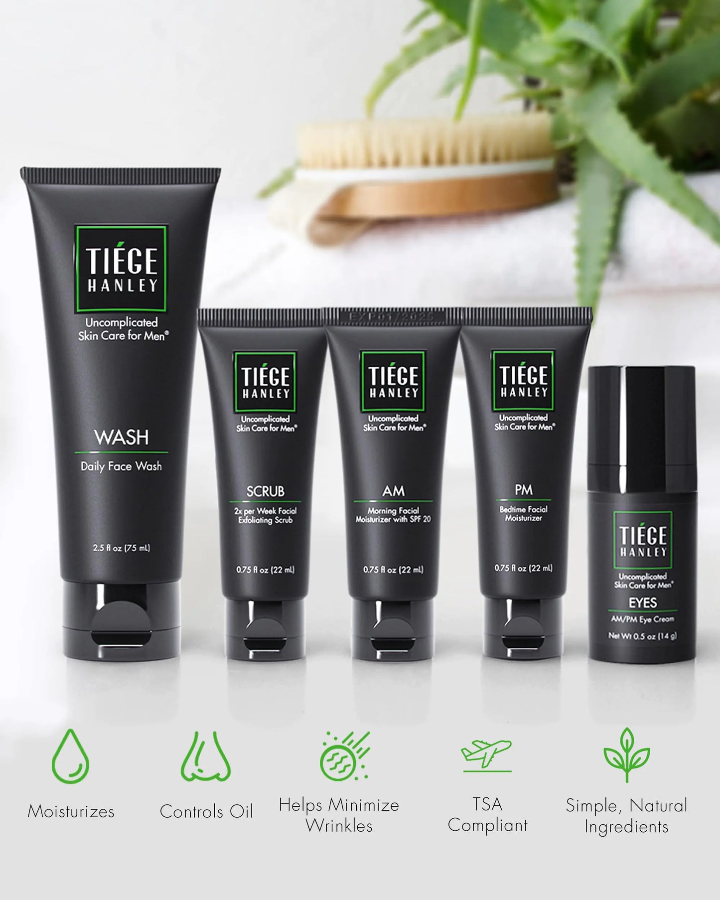 Advanced Men's Skincare Set - Tiege Hanley Level 2