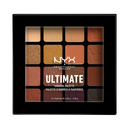 NYX Ultimate Queen Eyeshadow Palette - 16 High-Performance Shades